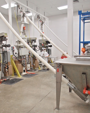 Bulk Bag Unloading System Improves Productivity and Cleanliness for Packaging Operation