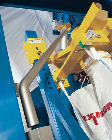 Heavy-Duty Bulk Bag-Filling Station Handles Abrasive Zircon and Rutile