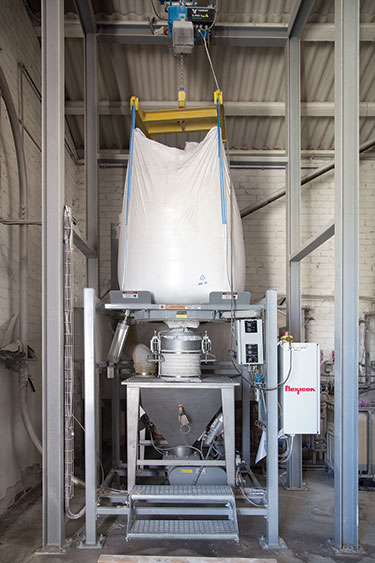 Bulk Bag Discharging, Pneumatic Conveying Boost Plastic Compounding Productivity