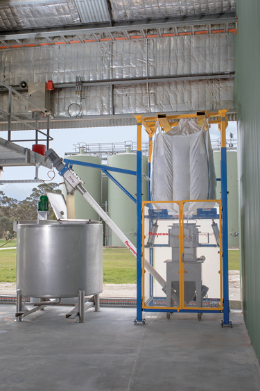 Yalumba Winery Converts to Bulk Bag Discharging of Granular Tartaric Acid