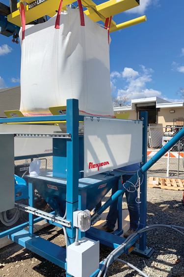 Weatherable Bulk Bag Discharger Aids Bio-Cleanup Project