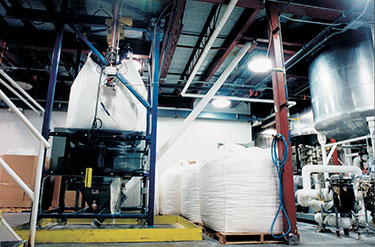 Bulk Bag Unloader, Flexible Screw Conveyor Help Soap Maker Expand Production