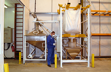 Bulk Bag Weigh Batch System Cuts Labor, Dust, Disposal Associated with Manual Bag Dumping