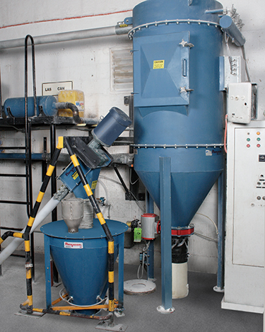 Bulk-Solids Handling System Upgrades Calendering Operation