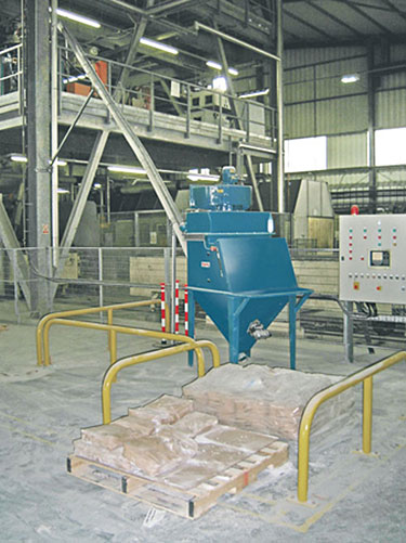 Weigh Batching System Automates Addition of Aluminum Powder to Concrete Block Mixture