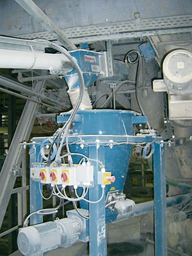 Weigh Batching System Automates Addition of Aluminum Powder to Concrete Block Mixture