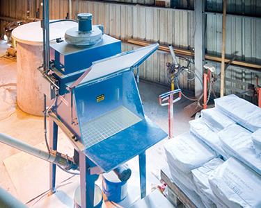 Bag Dump Conveying System Contains Titanium Dioxide Dust in PVC Blending Operation