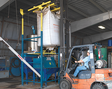 Low Cost Retrofit of Bag Dump Station to Bulk Bag Unloader Upgrades Safety, Productivity at Specialty Chemical Company