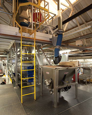 Mechanical and Pneumatic Conveyors Both Prove Best for New "Chocolate Dodger" Process at Burton's Biscuit