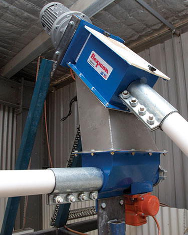 Seed Processor Contains Dust with Bulk Bag Discharger, Flexible Screw Conveyors