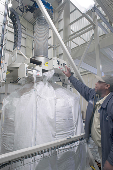 Bulk Bag Filler Speeds Packaging at Kennedy Rice Mill