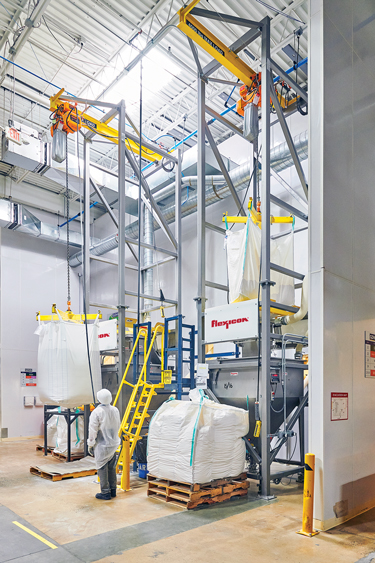 Goya Foods Ups Output with 16 Automated Bulk Bag Dischargers