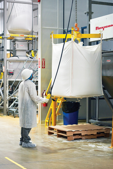 Goya Foods Ups Output with 16 Automated Bulk Bag Dischargers