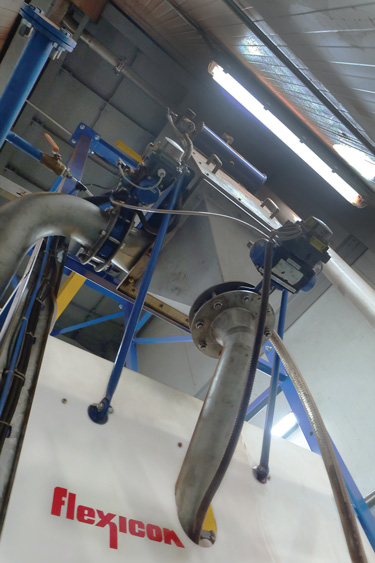 Bulk Bag Discharger Ups Efficiency of Cocoa Powder Line