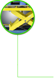 HYDRAULIC SCISSOR LIFT WITH TURNTABLE