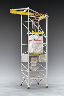 Bulk Bag Weigh Batch Unloader with Seismic Bracing