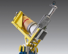 Dust-Tight Drum Dumper for Difficult Materials