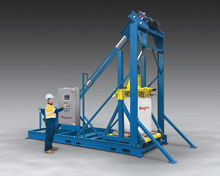 Ultra-Heavy-Duty Bulk Bag Filler with Integral Conveyor