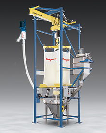 bulk bag dust unloader flexicon equipment systems automated handling 1065