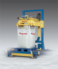 REAR-POST Bulk Bag Filler with Roller Conveyor