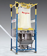 Combination Bulk Bag Unloader and Manual Dumping Station