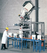 Bulk Filling System with High-lift Drum Dumper