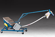 Tilt-Down Portable Bulk Conveyor Fits Tight Spaces, Cleans Easily