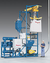 Skid-Mounted Pneumatic Bulk Bag Discharging System