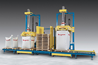 Dual Bulk Bag Filling System with Pallet Dispenser