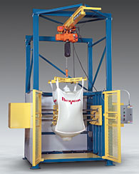 Bulk Bag Conditioner with Hoist, Trolley