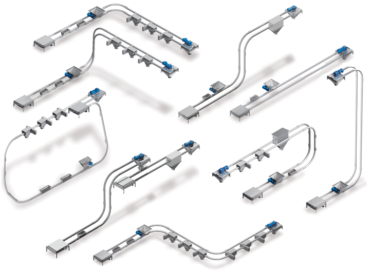 Tubular Cable Conveyors System Layouts and Integrated Systems
