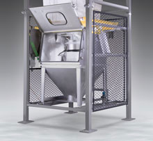 Dust Containment Enclosure for Dischargers