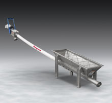 Flexible Screw Conveyor Trough Hopper