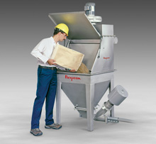 Manual Bag Dump Stations with Pneumatic Conveyors