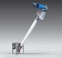 Sanitary BEV-CON Flexible Screw Conveyor