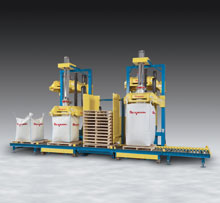 Dual Bulk Bag Filling Systems with Pallet Dispenser