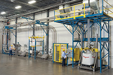 Tubular Cable Conveyor Test Lab Completed at Flexicon