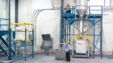 Performance analysis of pneumatic and mechanical bulk handling equipment and systems